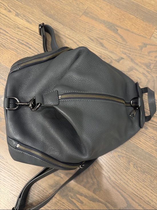 Rebecca Minkoff Julian Gray Leather purse Backpack main image 4